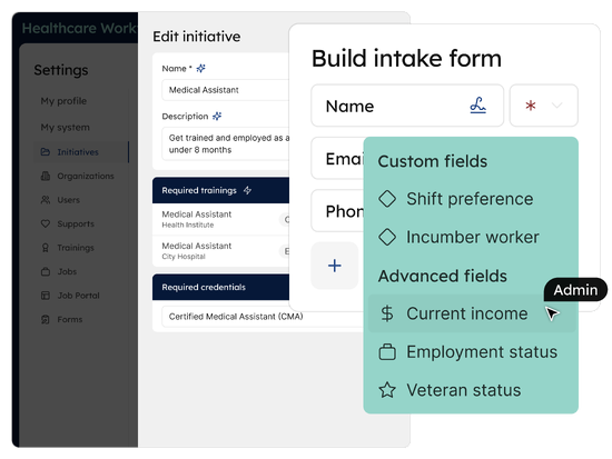 Coordination platform workforce system